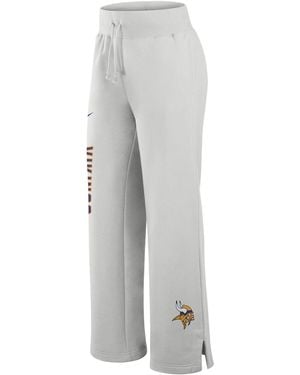 Nike Minnesota Vikings Primetime Phoenix Wide-Leg Nfl Sweatpants - Gray