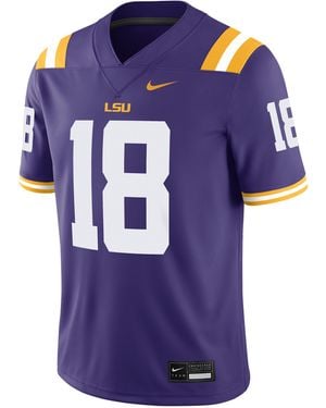 Nike Garrett Nussmeier Lsu Menâ Dri-Fit College Nil Game Jersey - Purple