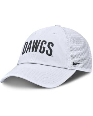 Nike Georgia Primetime Campus Club College Trucker Adjustable Hat - White