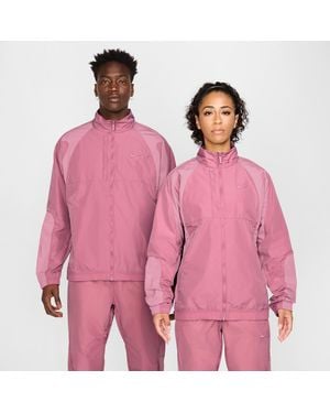 Nike Nocta Northstar Nylon Tracksuit Jacket - Pink