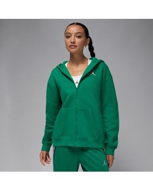 Nike Brooklyn Fleece Full-Zip Hoodie - Green