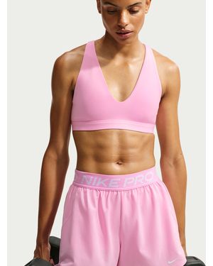Nike Indy Light-Support Sports Bra - Purple