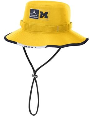 Nike Michigan Apex Boonie Brand Dri-Fit College Bucket Hat - Yellow