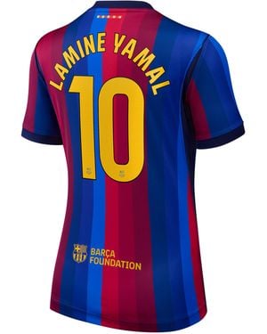 Nike Lamine Yamal Fc Barcelona 2026/27 Stadium Home Dri-Fit Soccer Jersey - Blue
