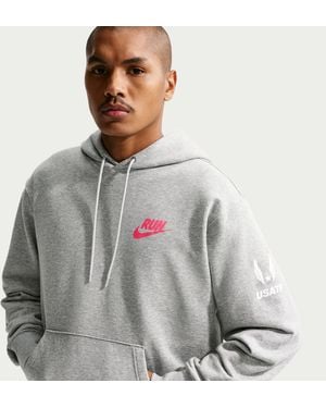 Nike 2025 Nxn Running Hoodie - Gray