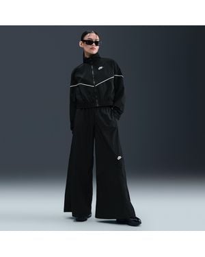 Nike Sportswear Wide-Leg Woven Pants - Black