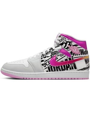 Nike Air 1 Mid Se Shoes - Purple