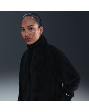 Nike Sportswear Essential High-Pile Fleece Jacket - Blue