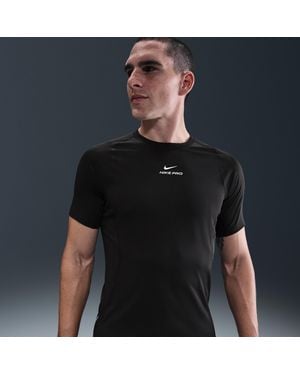 Nike Haut À Manches Courtes Dri-Fit Pro Training Pour Homme - Noir