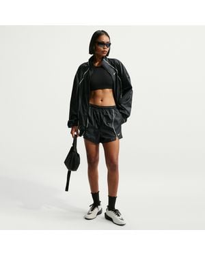 Nike Sportswear Loose Mid-Rise Repel Woven Shorts - Black