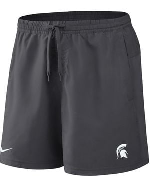 Nike Michigan State Primetime Primary Logo Dri-Fit College Form Shorts - Black