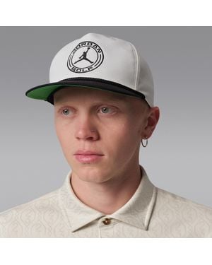 Nike Pro Structured Dri-Fit Flat-Brim Golf Hat - Gray