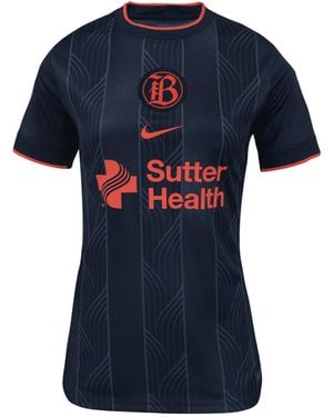 Nike Bay Fc 2025 Stadium Away Dri-Fit Nwsl Replica Jersey - Blue