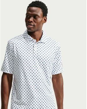 Nike Par Dri-Fit Printed Golf Polo - White