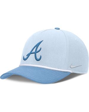 Nike Atlanta Braves Rise Dri-Fit Mlb Adjustable Hat - Blue