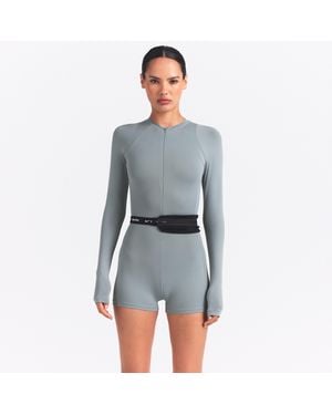 Nike Skims Airy Long-Sleeve One-Piece - Gray