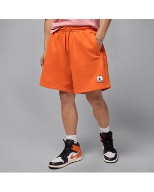 Nike Nike Brooklyn Fleece Graphic Shorts - Orange