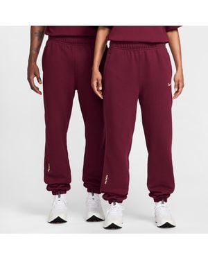 Nike Nocta Nocta Fleece Cs Tracksuit Bottoms - Red