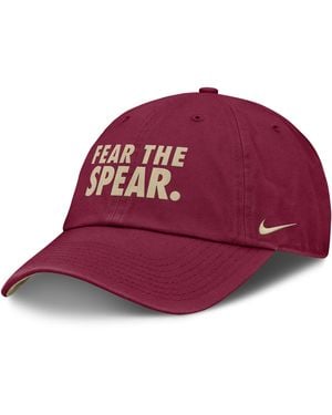 Nike Florida State Primetime Chant Club College Adjustable Hat - Red