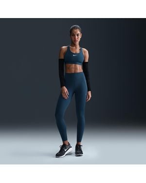 Nike Swift High-Waisted 7/8 Running Leggings With Pockets - Blue