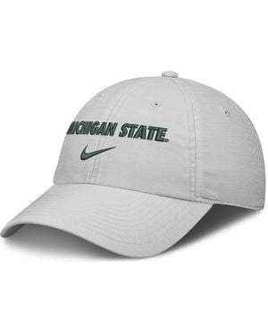 Nike Michigan State Sideline Club Practice College Adjustable Hat - Gray