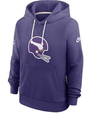 Nike Minnesota Vikings Alt Pack Dri-Fit Nfl Pullover Hoodie - Blue