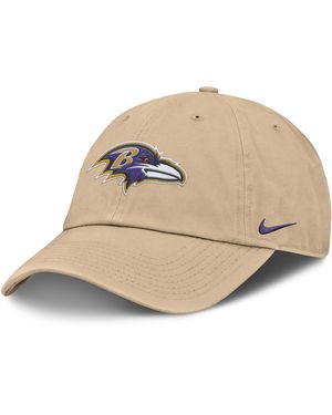 Nike Baltimore Ravens Club Nfl Adjustable Hat - Natural