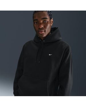 Nike Solo Swoosh Hoodie Voor - Blauw