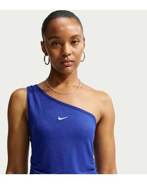 Nike Sportswear Tight One-Shoulder Tank Top - Blue