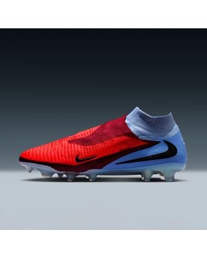 Nike Phantom 6 High Elite Voetbalschoenen (Stevige Ondergrond) - Blauw
