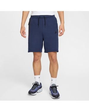 Nike Shorts Sportswear Tech Fleece - Blu