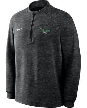Nike Philadelphia Eagles Par Therma-Fit Nfl Half-Zip Pullover - Black