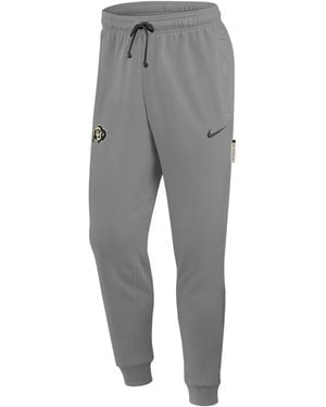 Nike Colorado Buffaloes Ncaa Basketball Fleece Pants - Gray