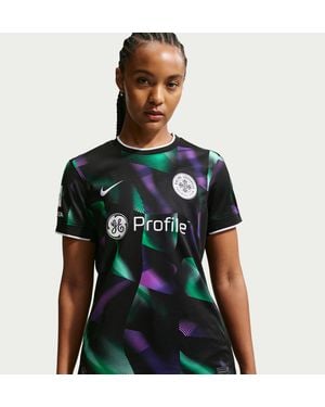 Nike Racing Louisville Fc Stadium Away Dri-Fit Nwsl Replica Jersey - Black