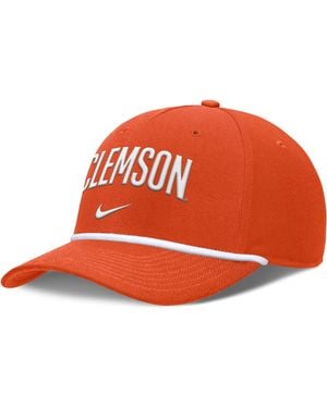 Nike Clemson Primetime Rise Campus College Adjustable Hat - Orange