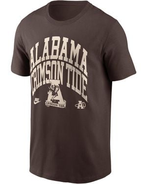 Nike Alabama Bold College T-Shirt - Brown