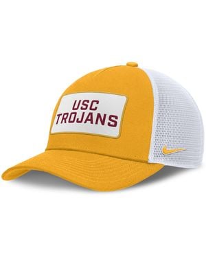 Nike Usc On-Field Rise College Trucker Adjustable Hat - Yellow