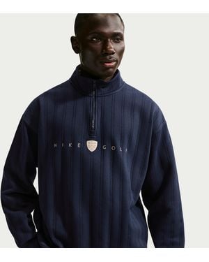 Nike Fairway Fresh Therma-Fit Oversized 1/2-Zip Golf Top - Blue