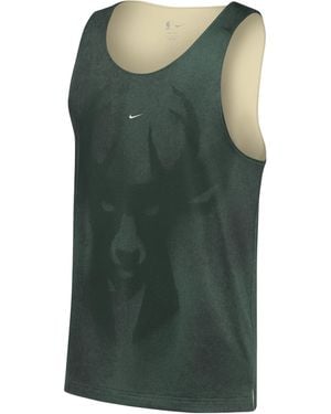 Nike Milwaukee Bucks Standard Issue Mesh Basketball Jersey - Green