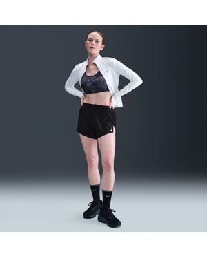 Nike Aeroswift Dri-Fit Adv Mid-Rise 3" Brief-Lined Running Shorts - Black