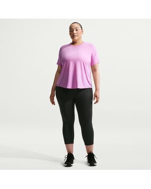Nike One High-Waisted Crop Leggings (Plus Size) - Black