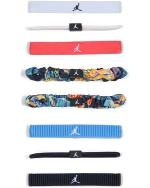 Nike Sport Mixed Elastic Hair Ties (8-Pack) - White