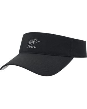 Nike Ace Softball Swoosh Visor - Black