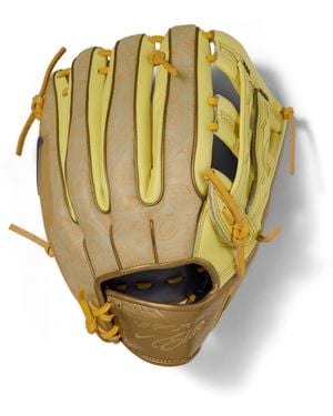 Nike Vapor Elite "Ronald Acuã±A Jr. Baseball H-Web Fielding Glove (Right-Hand Throw) - Metallic