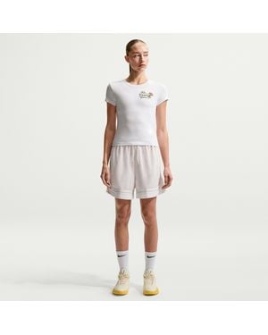 Nike Crossover \Dri-Fit 5" Basketball Shorts - White