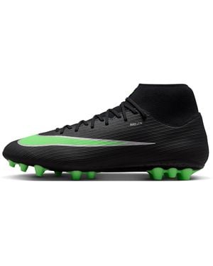 Nike Mercurial Superfly 11 Academy Artificial-Grass High-Top Soccer Cleats - Green