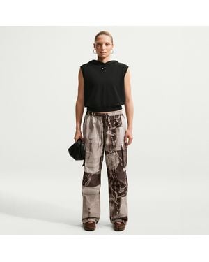 Nike Sportswear Mid-Rise Oversized Cargo Pants - Black