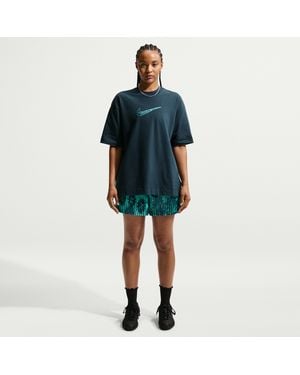 Nike Naomi Osaka Mid-Rise 3" Shorts - Blue