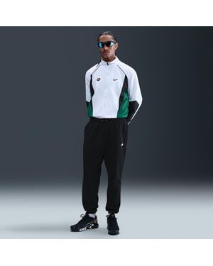 Nike Club Cuffed Brushed Fleece Pants - Black