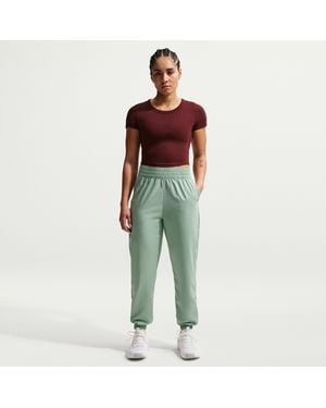 Nike One Dri-Fit High-Waisted 7/8 Jogger Pants - Green